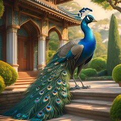 Obraz premium A Beautiful Peacock | Peacock Feather | Peafowl 