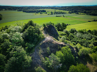 Góry Kaczawskie, krajobraz w Krainie wygasłych wulkanów © Freshfanpage