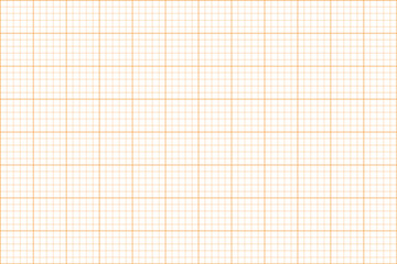 オレンジ色の方眼紙のようなシームレスなパターンの素材