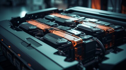 EV Battery Cells on Automated Production Line Generative AI