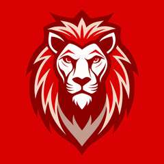 lion-head-logo-vector--simple-icon-logo
