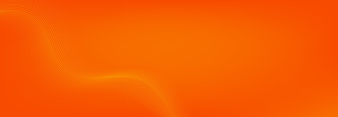 Abstract orange gradient background with waves. EPS10