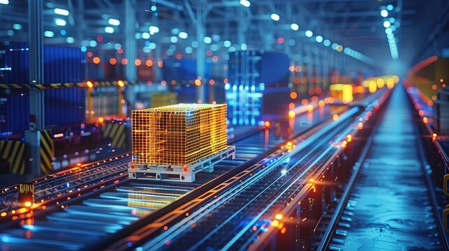 Efficient supply chain management, logistics technology, tracking systems, warehouse automation