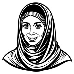 portrait-of-goddes-wear-hijab-veil-smiling-kindly