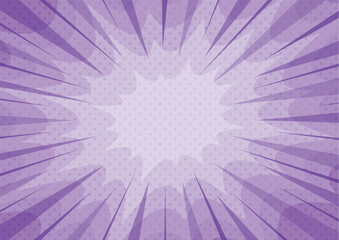 Obraz premium 放射アメコミ背景