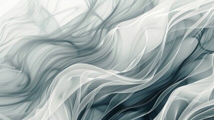 Obraz premium Abstract Gray Waves Background