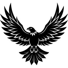 vector-soaring-eagle-silhouette-vector-illustratio
