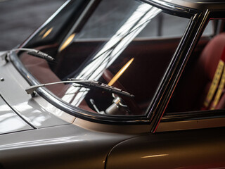 Retro and vintage old-timer car .