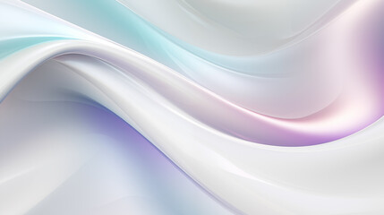Obraz premium Smoothly flowing pearlescent tones. Light wavy mother-of-pearl back
