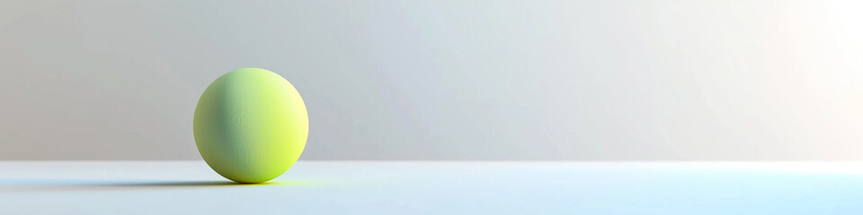 AI art, yellow green and light blue sphere