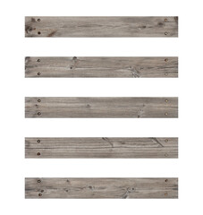 wooden board isolated on Transparent