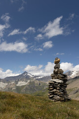 Landscape near Col de l'Iseran, Savoy, France