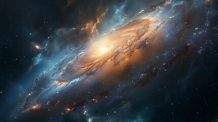 Galaxy of space