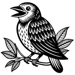 a-bird-is-sitting-on-branch-illustration-and-laugh