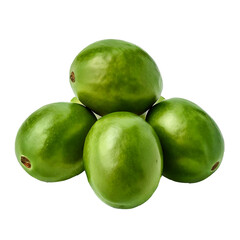 Obraz premium Olive fruit isolated on transparent background.
