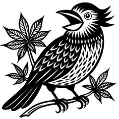 a-bird-is-sitting-on-branch-illustration-and-laugh