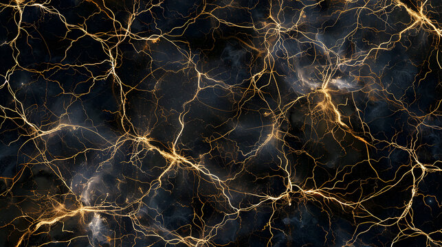 Neuron network texture black background