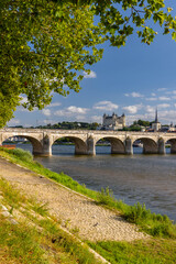 Fototapeta premium Chateau de Saumur (Saumur Castle), Pays de la Loire, France