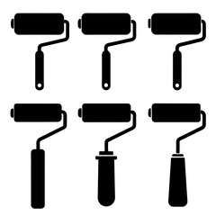 set of paint rollers