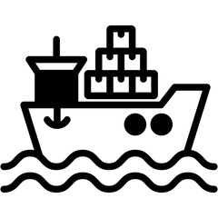 Obraz premium Ship Icon