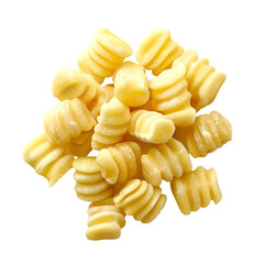 Gnocchi pasta isolated png on transparent background