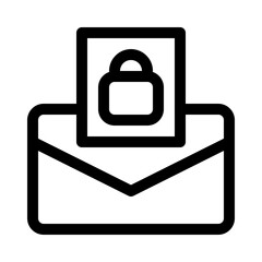 ransomware line icon