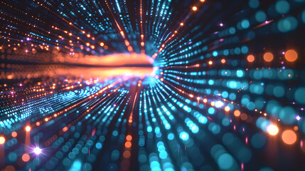 Naklejka premium data stream concept abstract background