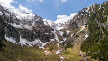 swiss mountains in the mountains