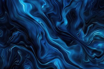 Obraz premium Colorful smooth abstract blue and black texture background.