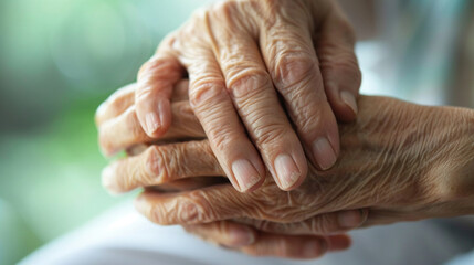 Fototapeta premium Palliative care consultation to manage symptoms in patients with serious illnesses. Focus on improving quality of life through pain and symptom control