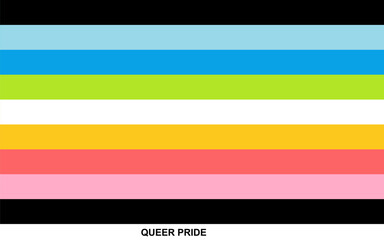 Flag of QUEER PRIDE, QUEER PRIDE flag