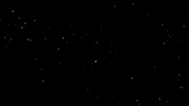浮遊するキラキラ光るパーティクル　アルファチャンネル付き　ループ可能