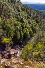 View from Arve Falls, Hartz Mountain National Park, Tasmania, Australia