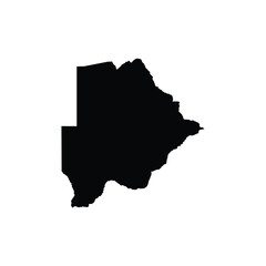 Fototapeta premium Botswana map icon