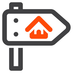 road sign icon