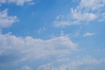 Blue sky with beauty cloud