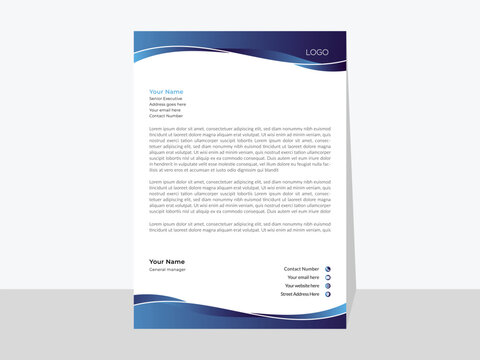 letter gead mockup