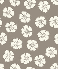 Japanese Cherry Blossom Fall Vector Seamless Pattern
