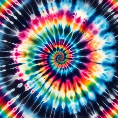 Tie Dye Textures in Black, Camouflage, and Rainbow - Creative and Vibrant Background