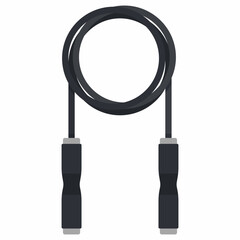 Skipping rope vector cartoon illustration isolated on a white background.