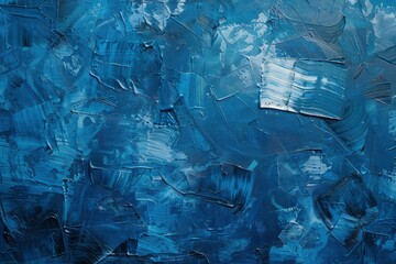 Photo background for portrait blue color paint texture - generative ai