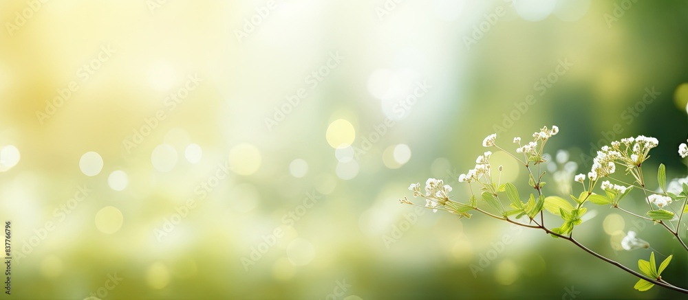 Aufkleber Nature background with blurred bokeh effect perfect for copy space image.