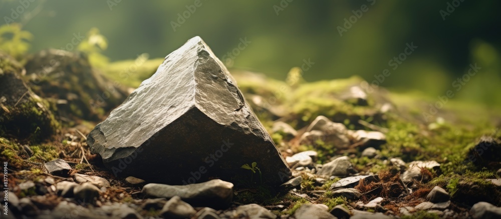 Poster indistinct stone with a soft-focus, ideal for a copy space image.