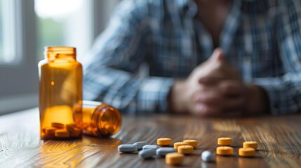 Substance abuse prevention : A supportive counseling session with a person receiving guidance and resources for overcoming addiction