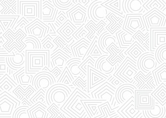 Abstract geometric pattern design