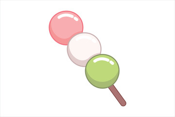 Spring Trip Flat Sticker Design