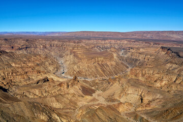 The Fish River Canyon in Namibia