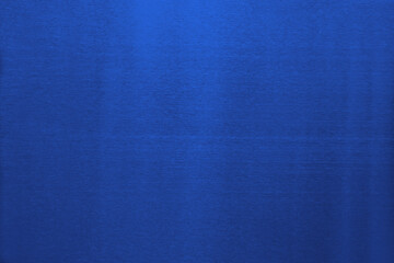 Beautiful blue foil as background, top view
