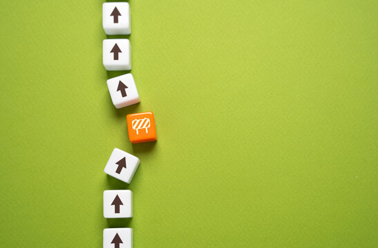 The block is in progress. Concerns and issues. Face problems and challenges. Delays and difficulties.