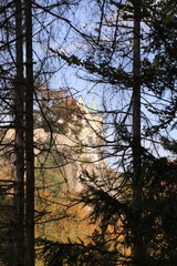 Blick in das Zentrum von Hohnstein in der Sächsischen Schweiz